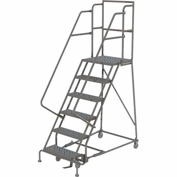 TRI-ARC - Rolling & Wall Mounted Ladders & Platforms Type: Rolling Warehouse Ladder Style: Rolling Platform Ladder - Exact Tooling
