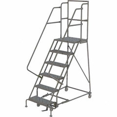 TRI-ARC - Rolling & Wall Mounted Ladders & Platforms Type: Rolling Warehouse Ladder Style: Rolling Platform Ladder - Exact Tooling