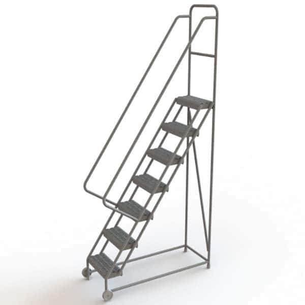 TRI-ARC - Rolling & Wall Mounted Ladders & Platforms Type: TiltNRoll Rolling Ladder Style: Tilt & Roll Safety Ladder - Exact Tooling