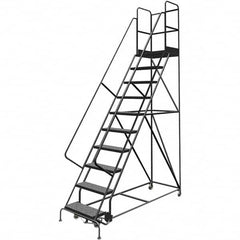 TRI-ARC - Rolling & Wall Mounted Ladders & Platforms Type: Rolling Warehouse Ladder Style: Rolling Platform Ladder - Exact Tooling