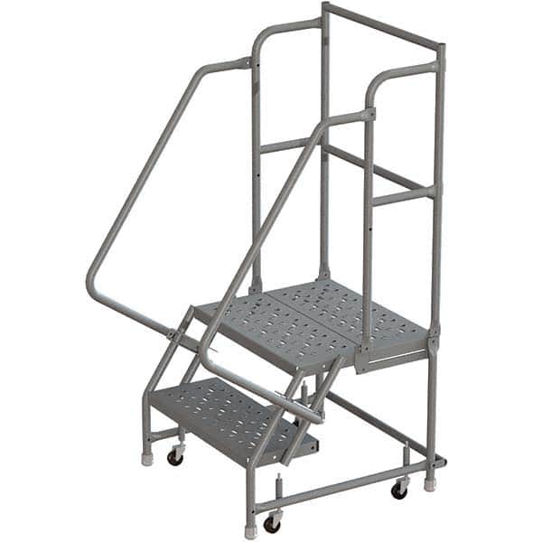 TRI-ARC - Rolling & Wall Mounted Ladders & Platforms Type: Rolling Warehouse Ladder Style: Rolling Platform Ladder - Exact Tooling