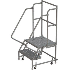 TRI-ARC - Rolling & Wall Mounted Ladders & Platforms Type: Rolling Warehouse Ladder Style: Rolling Platform Ladder - Exact Tooling