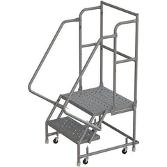TRI-ARC - Rolling & Wall Mounted Ladders & Platforms Type: Rolling Warehouse Ladder Style: Rolling Platform Ladder - Exact Tooling
