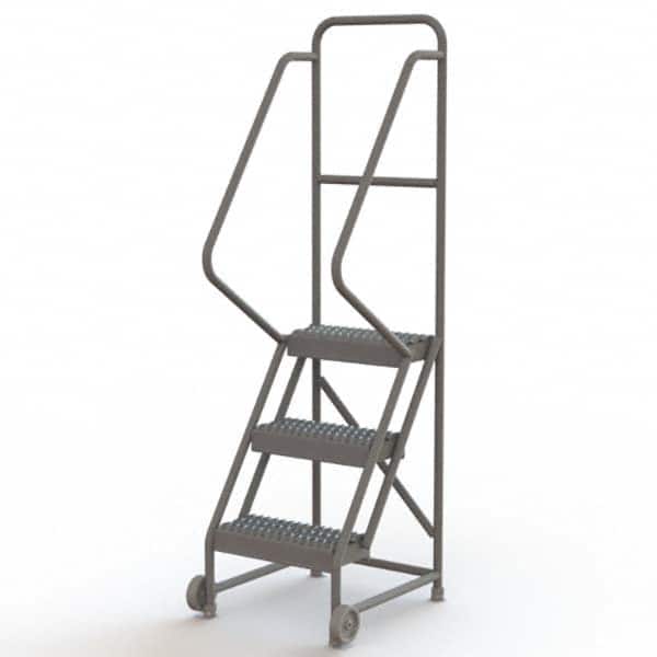 TRI-ARC - Rolling & Wall Mounted Ladders & Platforms Type: TiltNRoll Rolling Ladder Style: Tilt & Roll Safety Ladder - Exact Tooling
