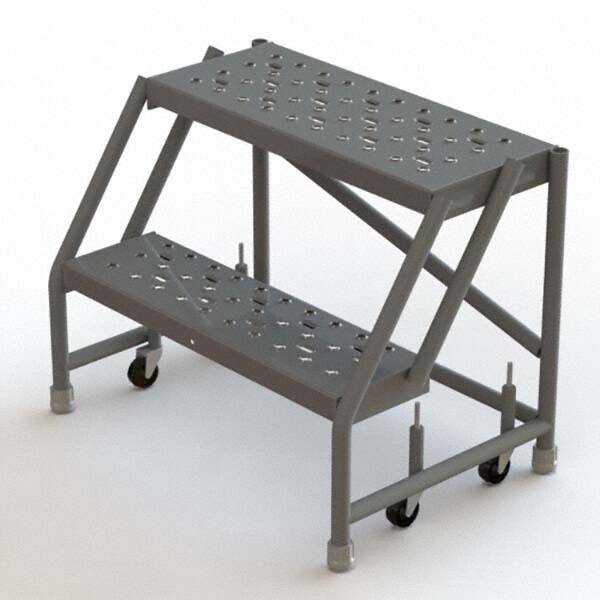 TRI-ARC - Rolling & Wall Mounted Ladders & Platforms Type: Rolling Warehouse Ladder Style: Rolling Platform Ladder - Exact Tooling