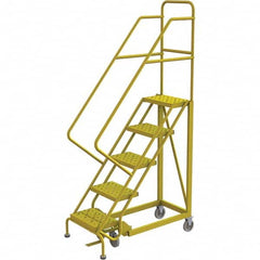TRI-ARC - Rolling & Wall Mounted Ladders & Platforms Type: Stairway Slope Ladder Style: Forward Descent 50 Degree Incline - Exact Tooling