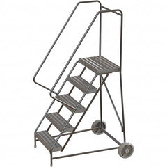 TRI-ARC - Rolling & Wall Mounted Ladders & Platforms Type: Rolling Warehouse Ladder Style: Rolling Safety Ladder - Exact Tooling