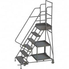TRI-ARC - Rolling & Wall Mounted Ladders & Platforms Type: Stock-Picking Ladder Style: Rolling Safety Stock Picking Ladder - Exact Tooling