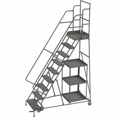 TRI-ARC - Rolling & Wall Mounted Ladders & Platforms Type: Stock-Picking Ladder Style: Rolling Safety Stock Picking Ladder - Exact Tooling