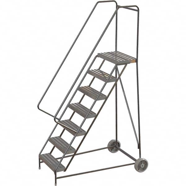 TRI-ARC - Rolling & Wall Mounted Ladders & Platforms Type: Rolling Warehouse Ladder Style: Rolling Safety Ladder - Exact Tooling