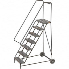 TRI-ARC - Rolling & Wall Mounted Ladders & Platforms Type: Rolling Warehouse Ladder Style: Rolling Safety Ladder - Exact Tooling