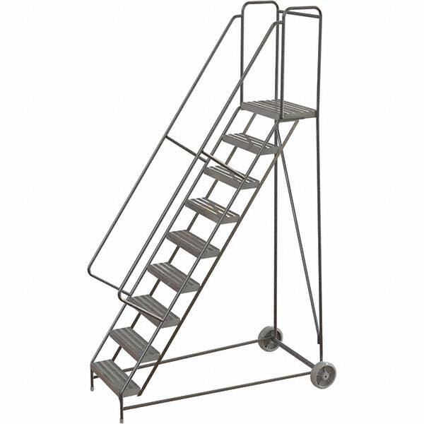TRI-ARC - Rolling & Wall Mounted Ladders & Platforms Type: Rolling Warehouse Ladder Style: Rolling Safety Ladder - Exact Tooling