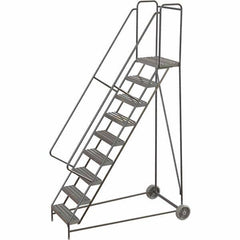 TRI-ARC - Rolling & Wall Mounted Ladders & Platforms Type: Rolling Warehouse Ladder Style: Rolling Safety Ladder - Exact Tooling