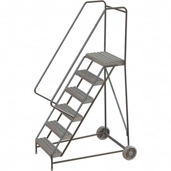 TRI-ARC - Rolling & Wall Mounted Ladders & Platforms Type: Rolling Warehouse Ladder Style: Rolling Safety Ladder - Exact Tooling