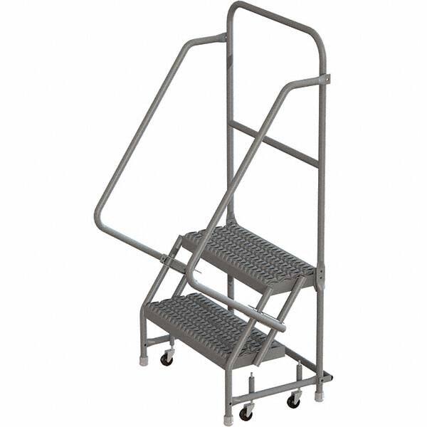TRI-ARC - Rolling & Wall Mounted Ladders & Platforms Type: Rolling Warehouse Ladder Style: Rolling Platform Ladder - Exact Tooling
