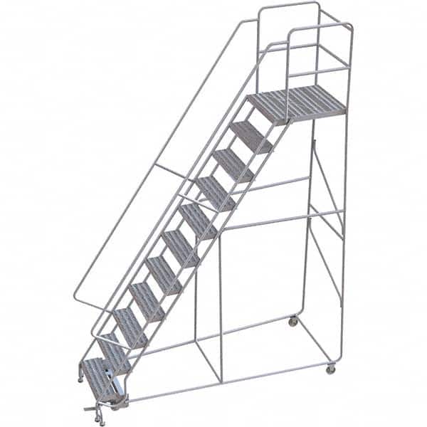 TRI-ARC - Rolling & Wall Mounted Ladders & Platforms Type: Rolling Warehouse Ladder Style: Rolling Safety Ladder - Exact Tooling
