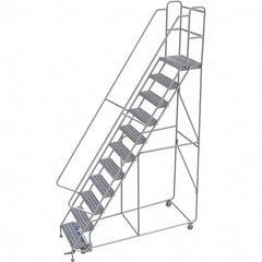 TRI-ARC - Rolling & Wall Mounted Ladders & Platforms Type: Rolling Warehouse Ladder Style: Rolling Safety Ladder - Exact Tooling