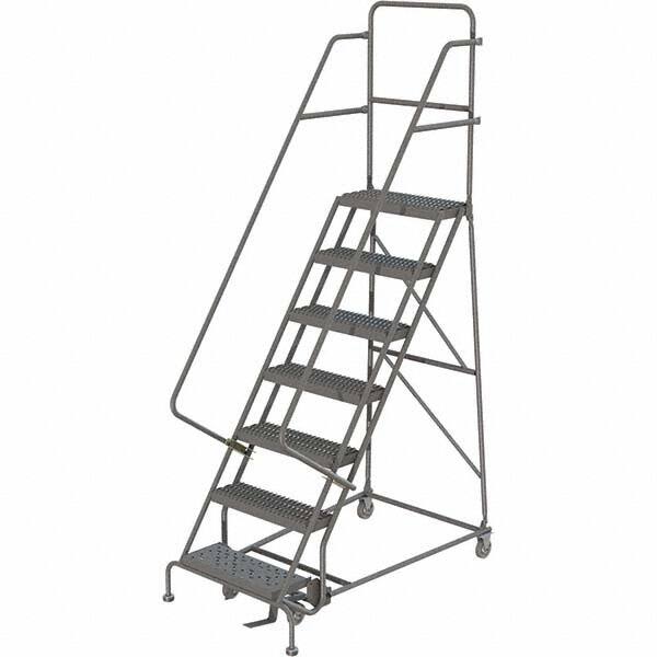 TRI-ARC - Rolling & Wall Mounted Ladders & Platforms Type: Rolling Warehouse Ladder Style: Rolling Platform Ladder - Exact Tooling