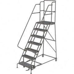 TRI-ARC - Rolling & Wall Mounted Ladders & Platforms Type: Rolling Warehouse Ladder Style: Rolling Platform Ladder - Exact Tooling