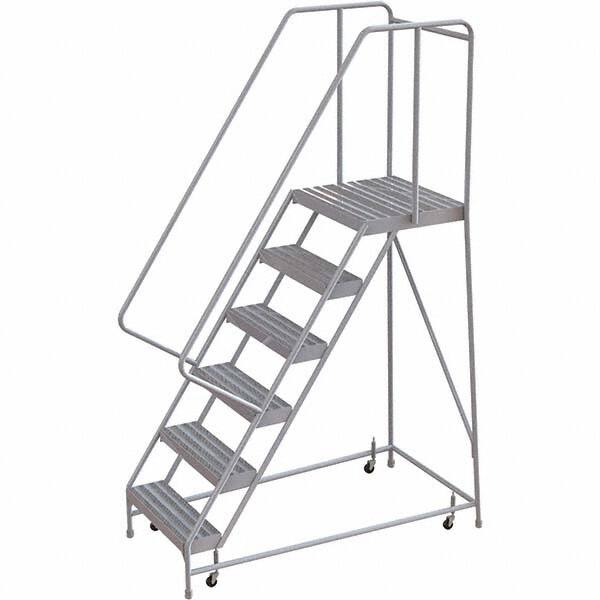 TRI-ARC - Rolling & Wall Mounted Ladders & Platforms Type: Rolling Warehouse Ladder Style: Rolling Safety Ladder - Exact Tooling