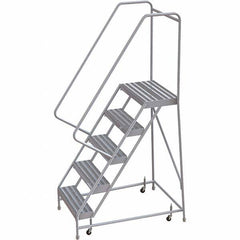 TRI-ARC - Rolling & Wall Mounted Ladders & Platforms Type: Rolling Warehouse Ladder Style: Rolling Safety Ladder - Exact Tooling