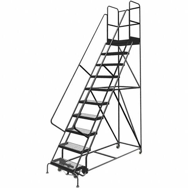 TRI-ARC - Rolling & Wall Mounted Ladders & Platforms Type: Rolling Warehouse Ladder Style: Rolling Platform Ladder - Exact Tooling