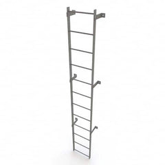 TRI-ARC - Rolling & Wall Mounted Ladders & Platforms Type: Fixed Ladder Style: Safety Cage - Exact Tooling