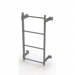 TRI-ARC - Rolling & Wall Mounted Ladders & Platforms Type: Fixed Ladder Style: Safety Cage - Exact Tooling