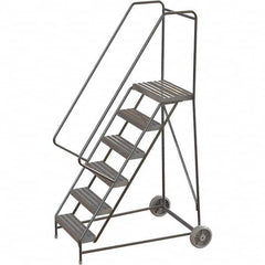 TRI-ARC - Rolling & Wall Mounted Ladders & Platforms Type: Rolling Warehouse Ladder Style: Rolling Safety Ladder - Exact Tooling