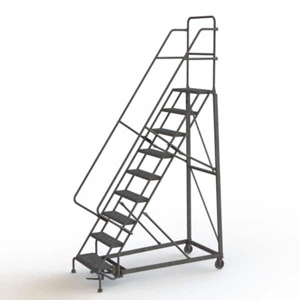 TRI-ARC - Rolling & Wall Mounted Ladders & Platforms Type: Rolling Warehouse Ladder Style: Rolling Safety Ladder - Exact Tooling