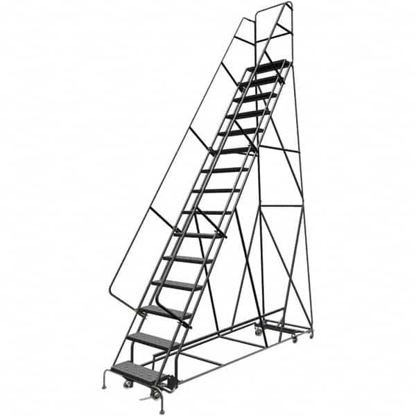TRI-ARC - Rolling & Wall Mounted Ladders & Platforms Type: All-Directional Ladder Style: Rolling Safety Ladder - Exact Tooling