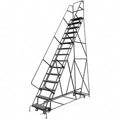 TRI-ARC - Rolling & Wall Mounted Ladders & Platforms Type: All-Directional Ladder Style: Rolling Safety Ladder - Exact Tooling