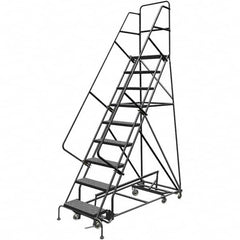 TRI-ARC - Rolling & Wall Mounted Ladders & Platforms Type: All-Directional Ladder Style: Rolling Safety Ladder - Exact Tooling