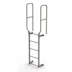 TRI-ARC - Rolling & Wall Mounted Ladders & Platforms Type: Fixed Ladder Style: Safety Cage - Exact Tooling