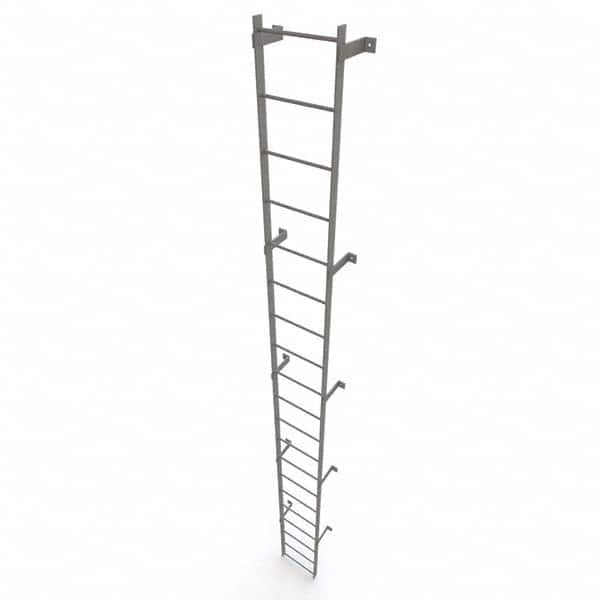 TRI-ARC - Rolling & Wall Mounted Ladders & Platforms Type: Fixed Ladder Style: Safety Cage - Exact Tooling
