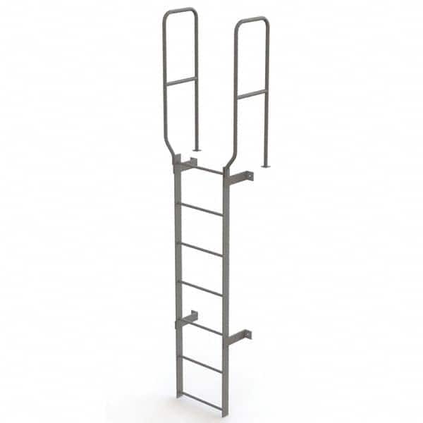 TRI-ARC - Rolling & Wall Mounted Ladders & Platforms Type: Fixed Ladder Style: Safety Cage - Exact Tooling