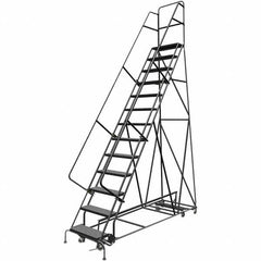 TRI-ARC - Rolling & Wall Mounted Ladders & Platforms Type: All-Directional Ladder Style: Rolling Safety Ladder - Exact Tooling
