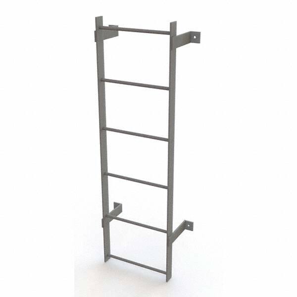 TRI-ARC - Rolling & Wall Mounted Ladders & Platforms Type: Fixed Ladder Style: Safety Cage - Exact Tooling