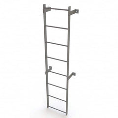 TRI-ARC - Rolling & Wall Mounted Ladders & Platforms Type: Fixed Ladder Style: Safety Cage - Exact Tooling