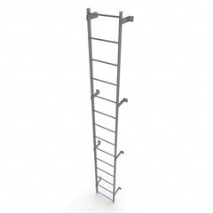 TRI-ARC - Rolling & Wall Mounted Ladders & Platforms Type: Fixed Ladder Style: Safety Cage - Exact Tooling