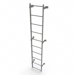 TRI-ARC - Rolling & Wall Mounted Ladders & Platforms Type: Fixed Ladder Style: Safety Cage - Exact Tooling