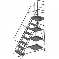 TRI-ARC - Rolling & Wall Mounted Ladders & Platforms Type: Stock-Picking Ladder Style: Rolling Safety Stock Picking Ladder - Exact Tooling