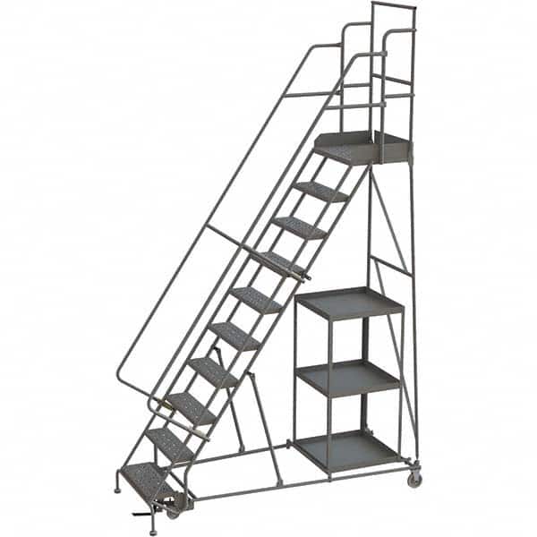 TRI-ARC - Rolling & Wall Mounted Ladders & Platforms Type: Stock-Picking Ladder Style: Rolling Safety Stock Picking Ladder - Exact Tooling