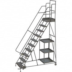 TRI-ARC - Rolling & Wall Mounted Ladders & Platforms Type: Stock-Picking Ladder Style: Rolling Safety Stock Picking Ladder - Exact Tooling
