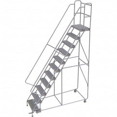 TRI-ARC - Rolling & Wall Mounted Ladders & Platforms Type: Rolling Warehouse Ladder Style: Rolling Safety Ladder - Exact Tooling