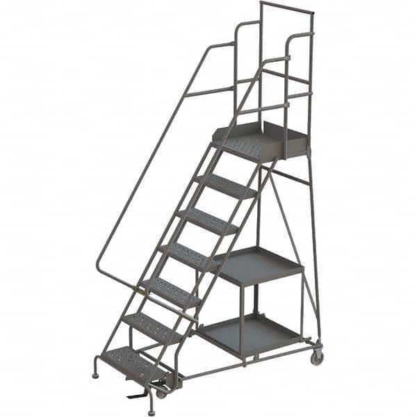 TRI-ARC - Rolling & Wall Mounted Ladders & Platforms Type: Stock-Picking Ladder Style: Rolling Safety Stock Picking Ladder - Exact Tooling