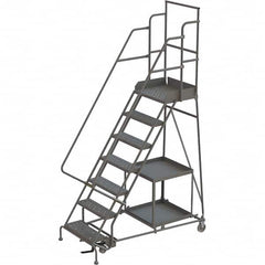 TRI-ARC - Rolling & Wall Mounted Ladders & Platforms Type: Stock-Picking Ladder Style: Rolling Safety Stock Picking Ladder - Exact Tooling