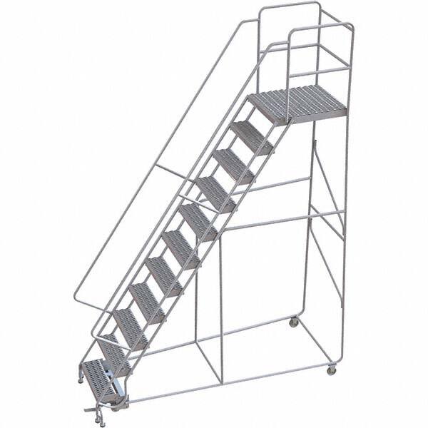 TRI-ARC - Rolling & Wall Mounted Ladders & Platforms Type: Rolling Warehouse Ladder Style: Rolling Safety Ladder - Exact Tooling