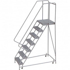 TRI-ARC - Rolling & Wall Mounted Ladders & Platforms Type: Rolling Warehouse Ladder Style: Rolling Safety Ladder - Exact Tooling