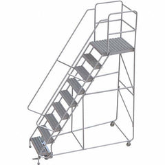 TRI-ARC - Rolling & Wall Mounted Ladders & Platforms Type: Rolling Warehouse Ladder Style: Rolling Safety Ladder - Exact Tooling